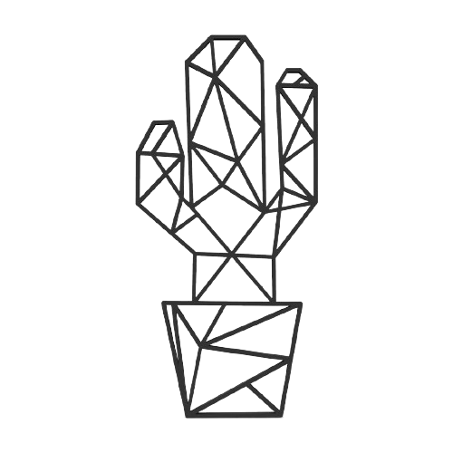 imagen geométrica cactus